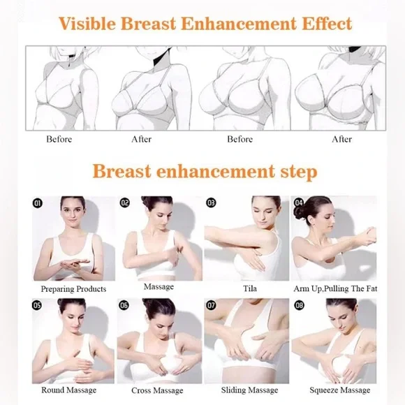 Breast Enhancement Oil for Women Body Massage Cream for Massage Therapy. - Picture 3 of 7